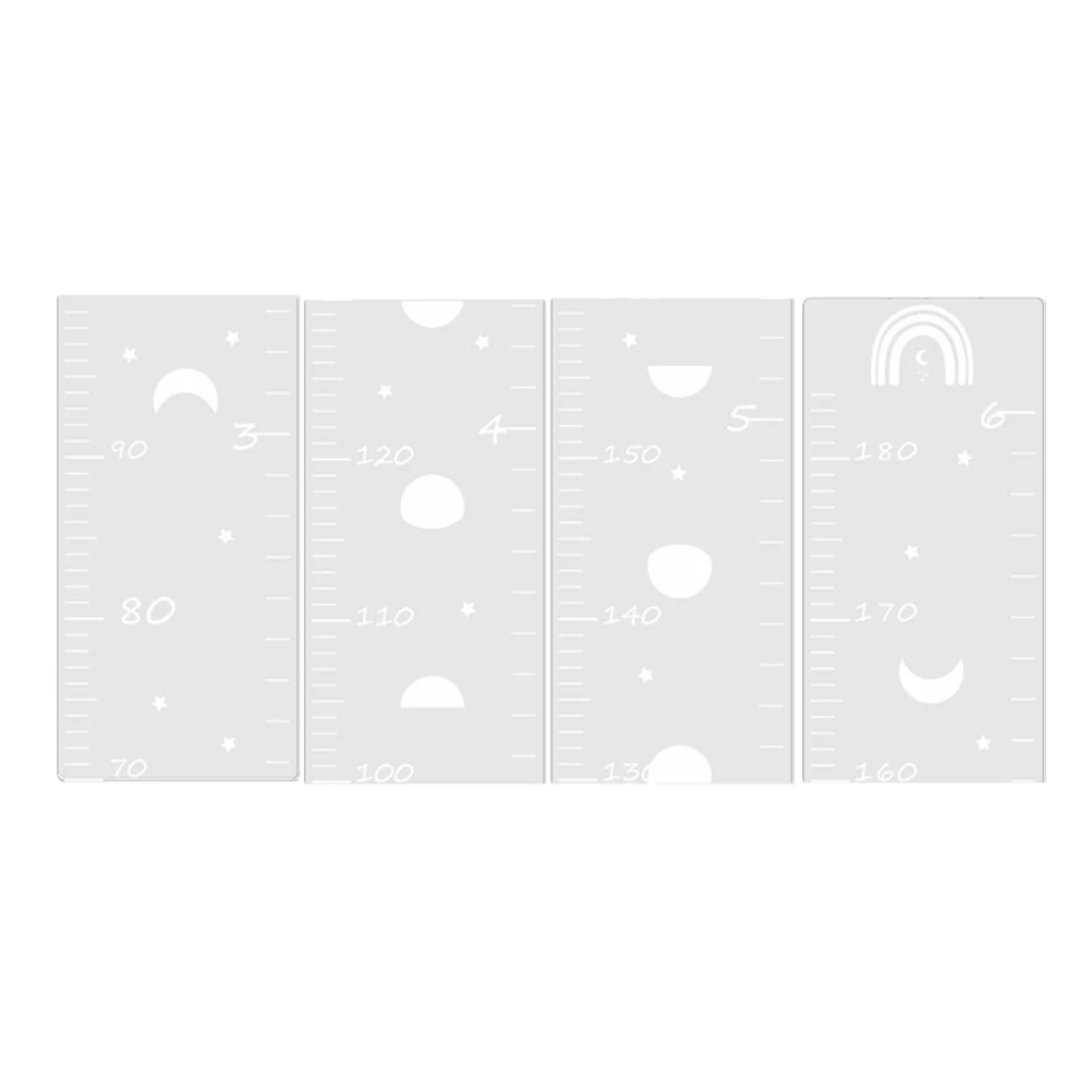 

Height Measurement Patch Measuring Chart for Wall Household Scale Stickers Acrylic Growth Ruler Mirror Child
