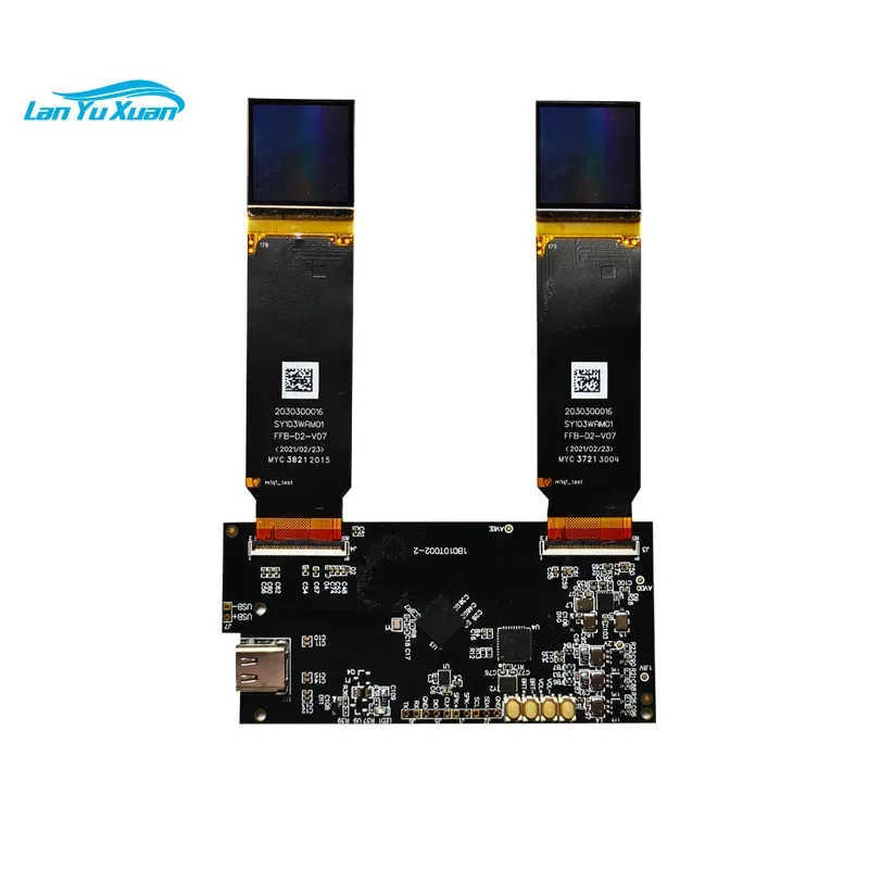 

2560x2560 SeeYA SY103WAM01 3000nits 1 inch i2c mipi micro oled display module for ar augmented reality smart glasses HMD HUD