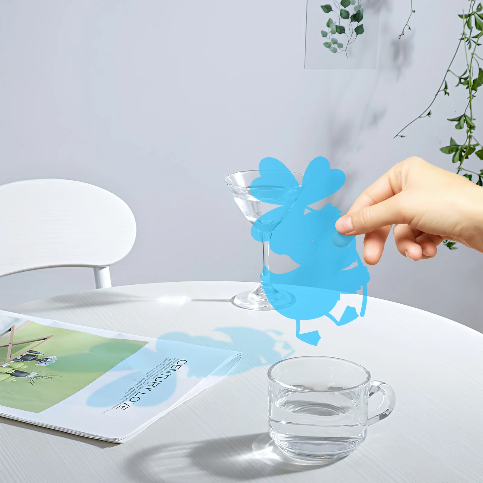 9 أوراق سيلوفان شفافة متعددة الألوان، مادة PVC متينة لمستلزمات تغليف الهدايا الورقية اليدوية