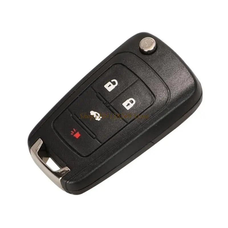 N5KD Vehicle Foldable Case Folding Car Case Shell Replacement Enhances Durability for Round Emblems Car Keys