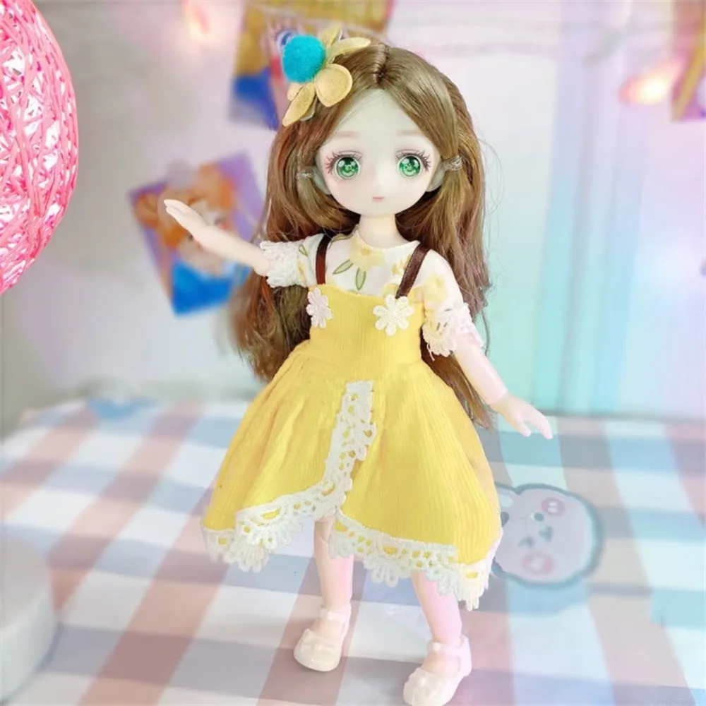 

с одеждой Кукла BJD с одеждой Платье Имитация глаз Имитация глазной петли Кукла Симпатичные съемные суставы Съемные суставы Кукла