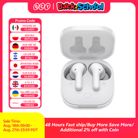 QCY T13 Wireless Headphones 7.2mm Drivers TWS Bluetooth 5.1 Earphones 40H Long Playtime Fast Charge 4 Mic ENC HD Call Earbuds
