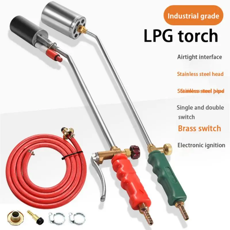 Liquefied Gas Fire Gun Wholesale Single-open Double-open Household Fire Guns Spray Gun Burning Pig Hair Heating Gas Burning Tool