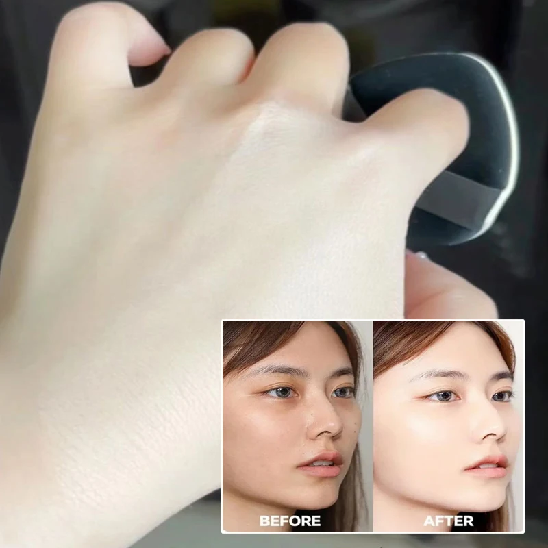 High Coverage Foundation Cushion Compact Facial Sunscreen Concealer Contour Shading Waterproof SPF50+ BB Cream Korean Makeup