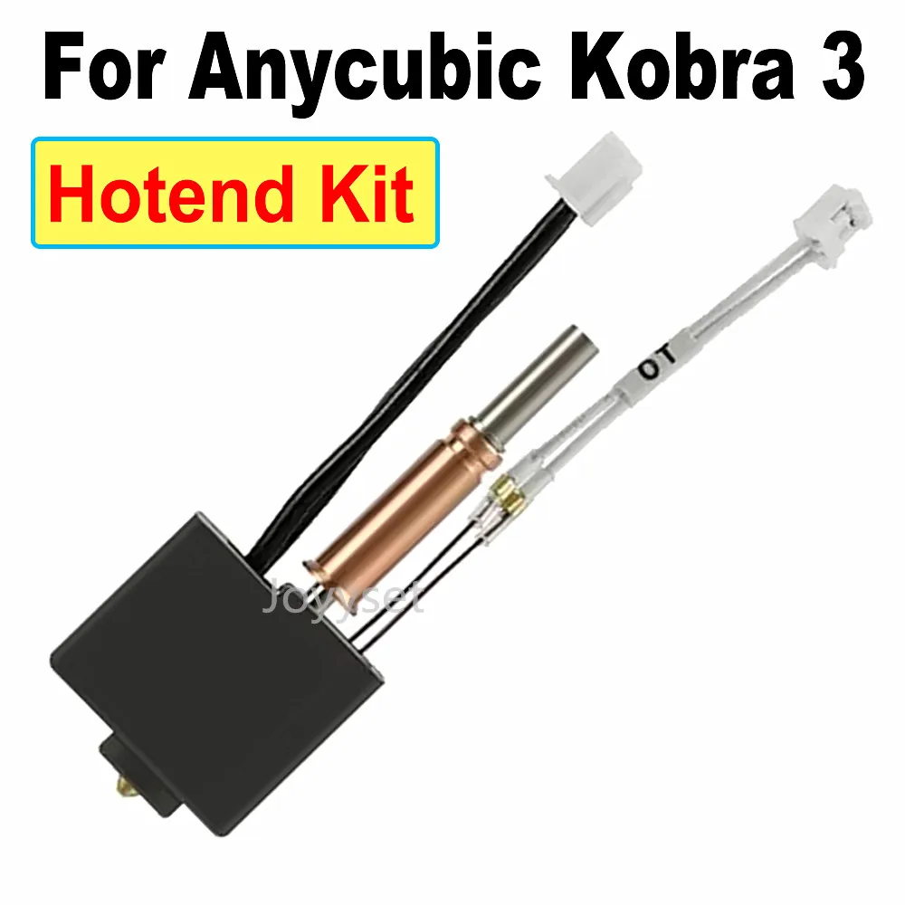 

Hotend комплект для Anycubic Kobra 3 Hotend термистор нагревательная трубка 24 в 50 Вт Hotend для Anycubic Kobra 3 комбинированный комплект деталей для 3D-принтера