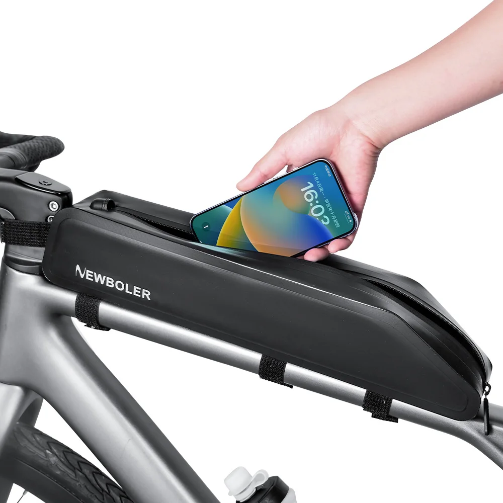 AliExpress NEWBOLER 2L Bike Frame Front Tube Bag Bike Packing Pouch MTB Road Bike Tool Bag Cycling Top Tube Bag Bicycle Accessories