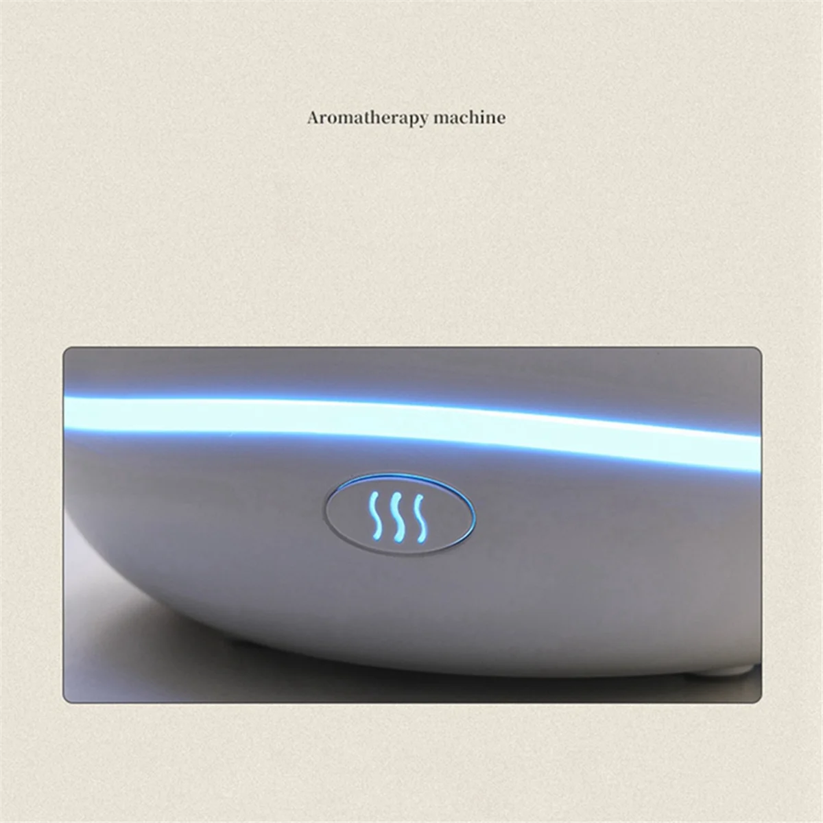 Humidifier Mist Type Mini Air 3D Simulation Flame Humidifier Can Add Aromatherapy USB Plug-in White