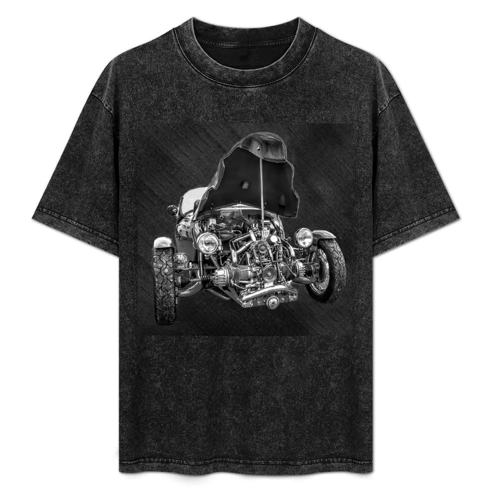 Vintage Morgan 3 Wheeler T-Shirt Plus Size All Match Tee Shirt
