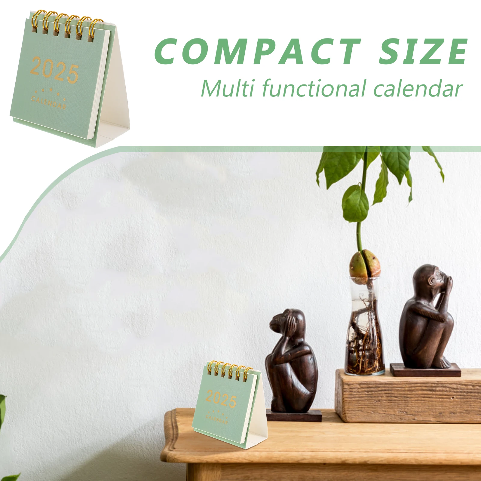 

Simple Desk Calendar Adorable Mini Decorative Chinese Delicate Classroom Academic