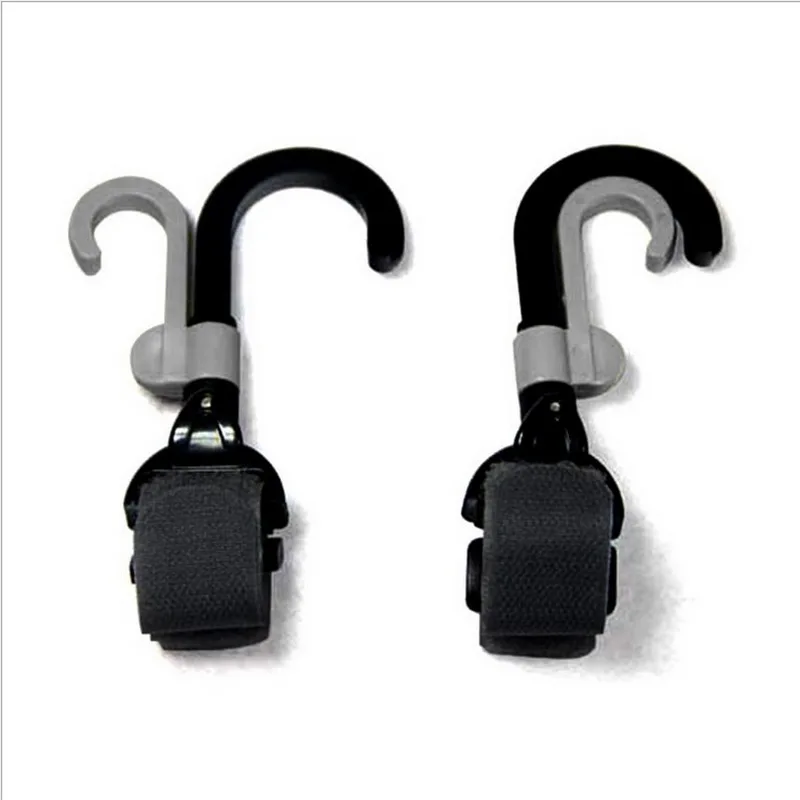 

Solid Baby Cart Hook 2 Pieces General Baby Trolley Parts 360 Degree Umbrella Hooks For Babies Stroller