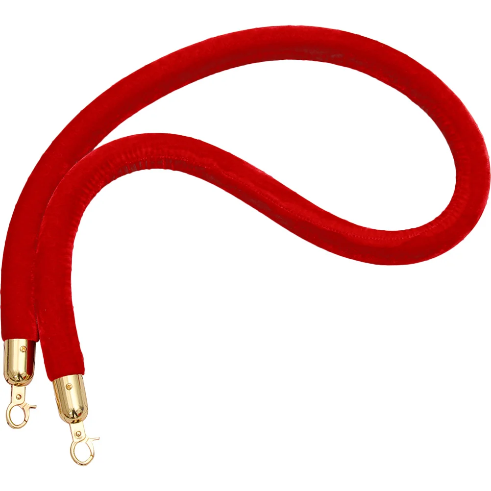 Concierge Post Lanyard Barrier Rope with Hooks Guard Guardrail Queue for Stanchions Crowd Control Stainless Steel