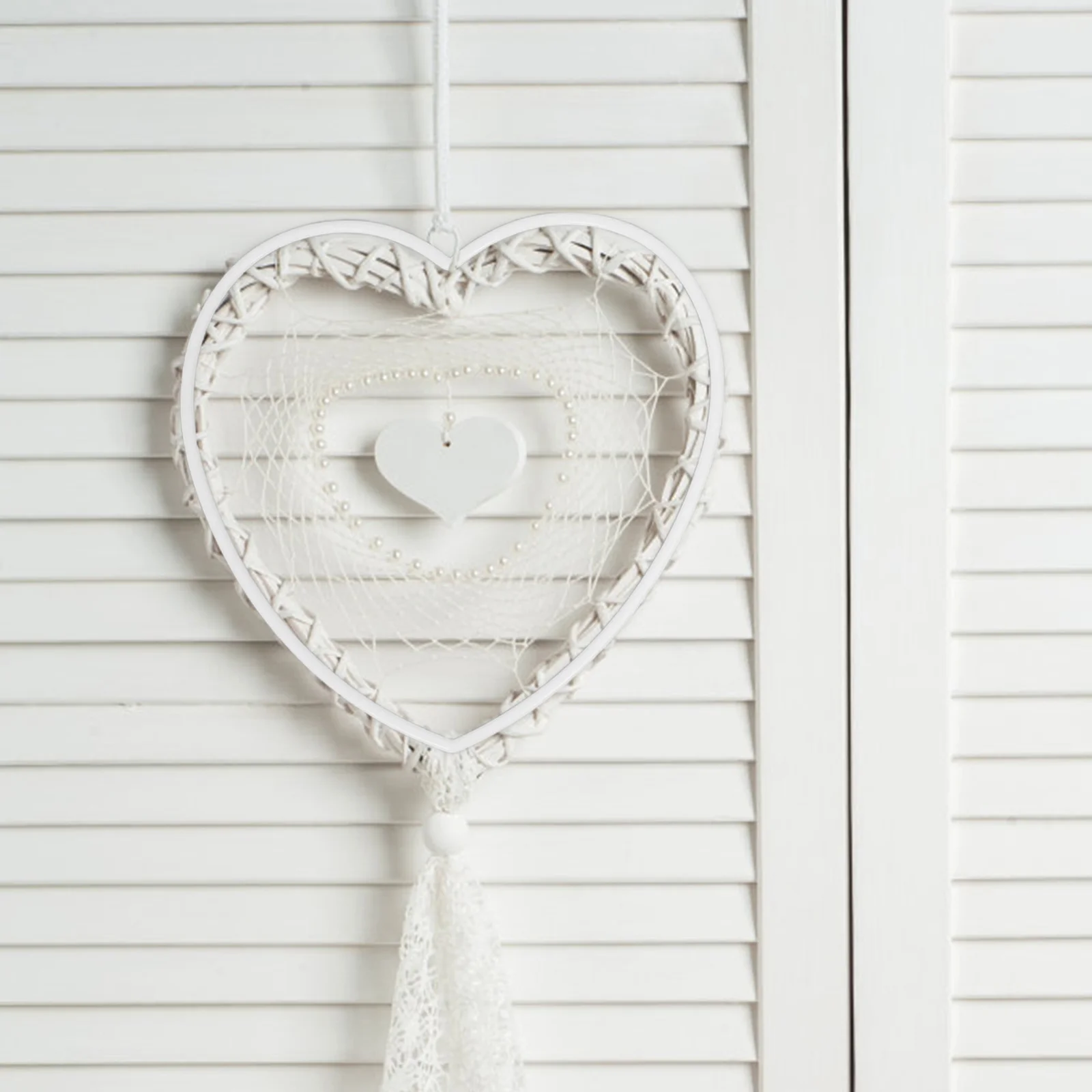 

Dream Catcher Decor Macrame Wall Hanging with Beads and Boho Style Bedroom Living Room Apartment Dorm Room Decor