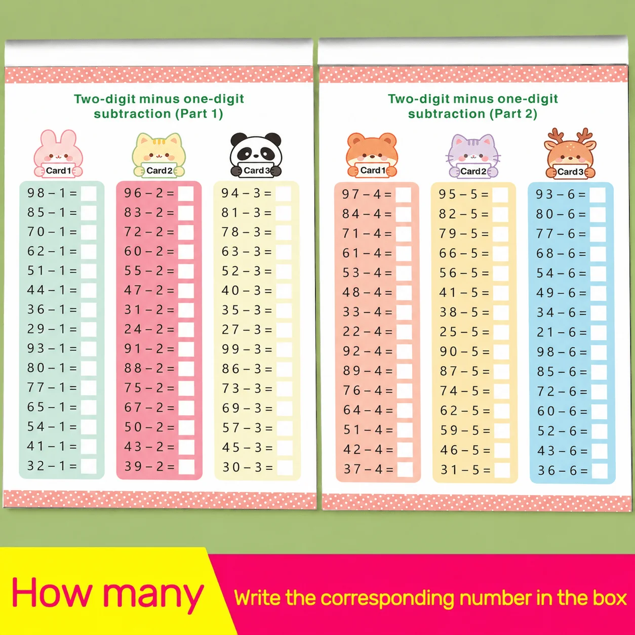 64+ Page Math Workbook: Addition & Subtraction Within 100 – Perfect for Home Learning