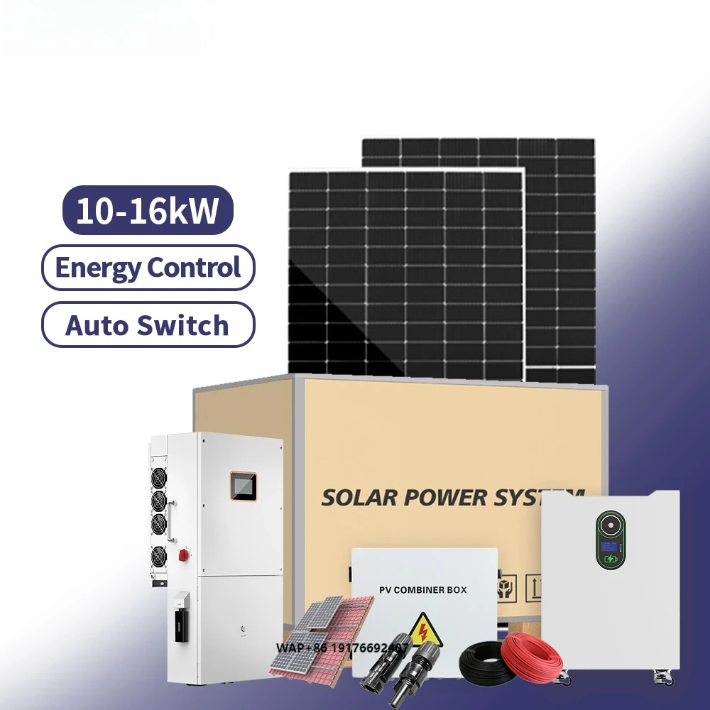 10kw Solar Energy Storage System ’Household 12kw Hybrid Complete Lithium Battery for Solar System with Storage Set
