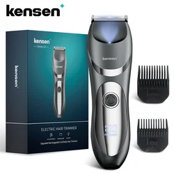 KENSEN S5 Groin Body Hair Trimmer Balls Shaver for Men Women Body Grooming Clipper Hair Removal Ceramic Trimmer Bikini Epilator