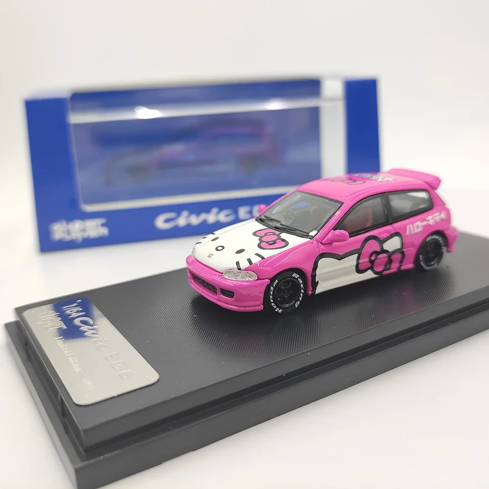 

Diecast 1/64 Scale Honda CIVIC EG6 Hatchback Simulation Alloy Car Model Collectible Toy Gift Souvenir Display Ornament