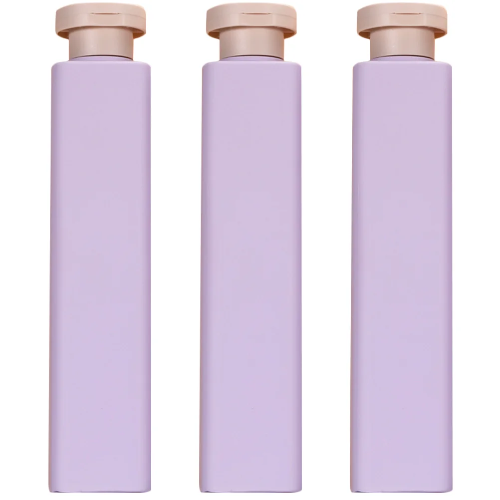 3 Pcs Bathroom Hand Soap Dispenser Bottles for Liquids Squeeze Refillable Shampoo Conditioner Water