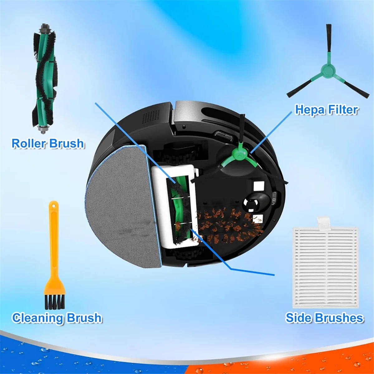 قطع غيار A20M لسلسلة Combo Essential Y0140 Y0110 Y0540، Vac Q0120 Q011 Q052 Y، Q Series الملحقات