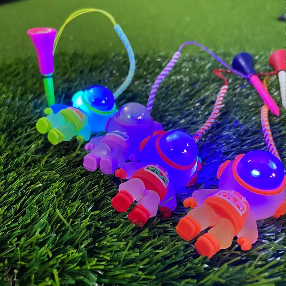 Lightning Bear Tee Golf Flash gantung bola Tee silikon kartun boneka pola bola kursi dengan tali dikepang penggemar Golf