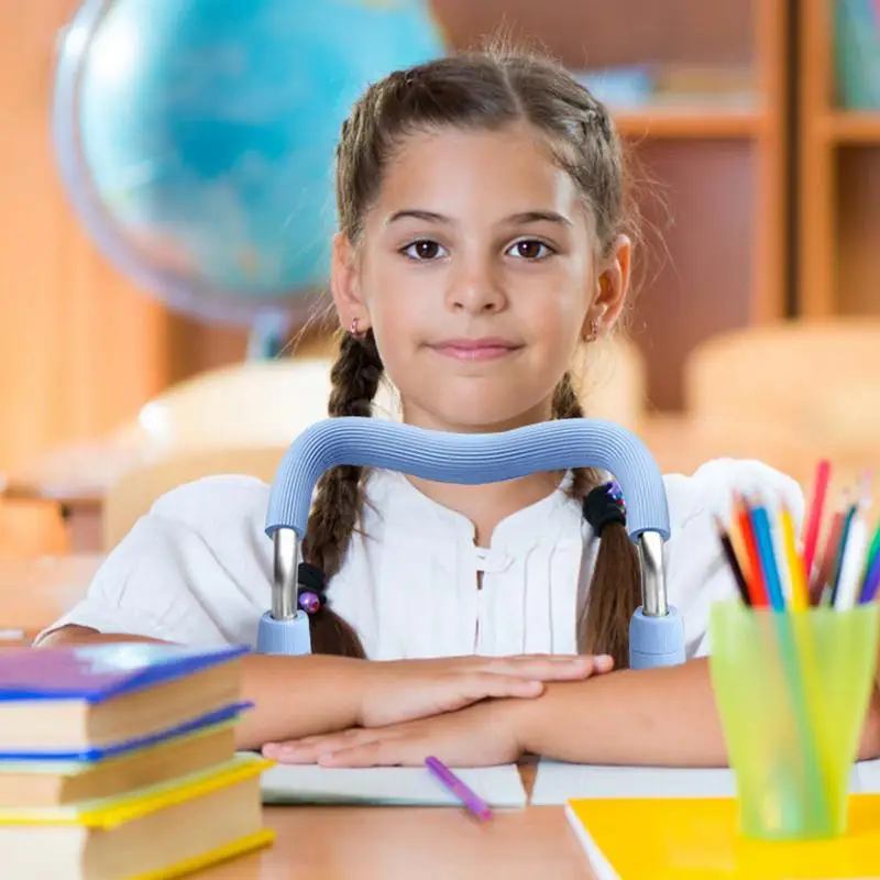 Sitting Posture Corrector Children Correct Writing Posture Prevent M-shaped Eyesight Protector Adjustable Clavicle Spine Back