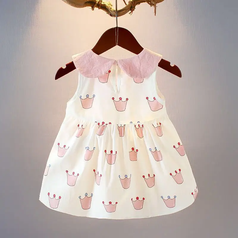Baby girl dress summer style 0-1 years old 3 baby princess dress girls new cotton skirt summer girls