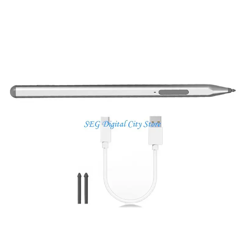 U75B Tablet Styluses Pen 1024Pressure Levels Replaceable Tip for Go/Laptop