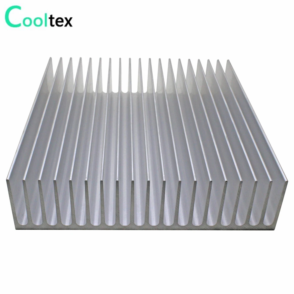 200x182x44.5mm DIY Aluminum HeatSink Extruded Heat Sink large radiator for LED Electronic Chip Power Amplifier COOLER cooling