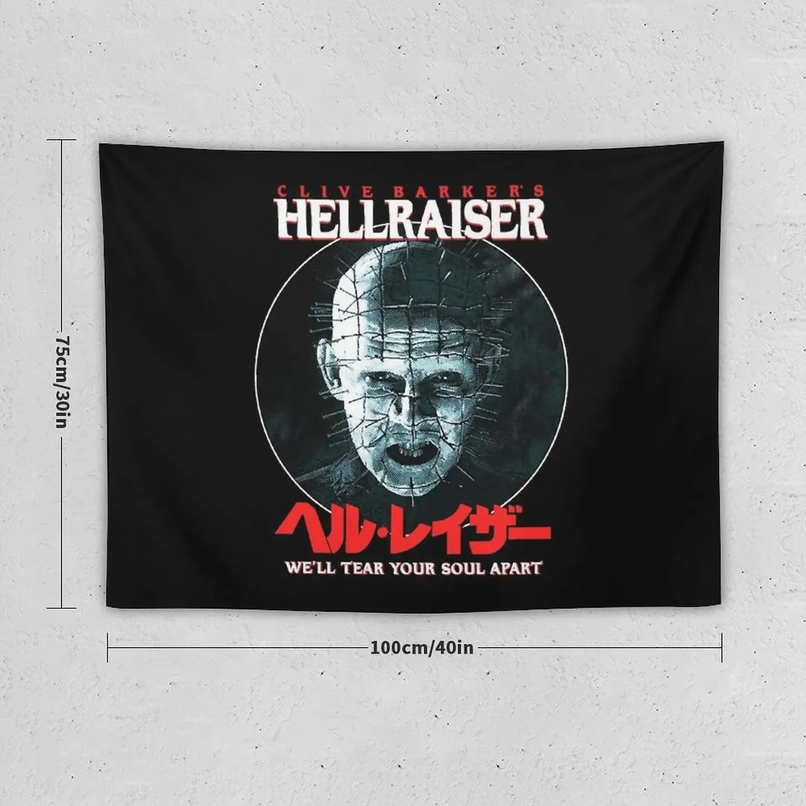 Hell.raiser Tapestry Room Decoration Korean Style Wall Decor Decoration Pictures Room Wall Aesthetic Room Decorations Tapestry