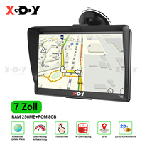 XGODY Navigation Car GPS 7 Inch Truck Car 256M+16GB Capacitive Screen Navigator Upgrade Map Free Type C No Bluetooth