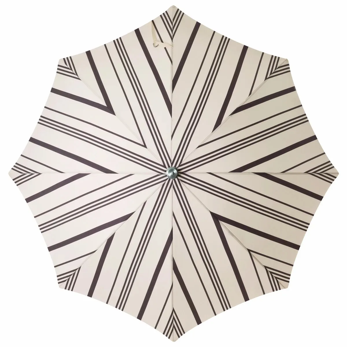 High Repo Sommer Strand Polyester Stoff Holz Outdoor Stange Strandschirm mit Quaste