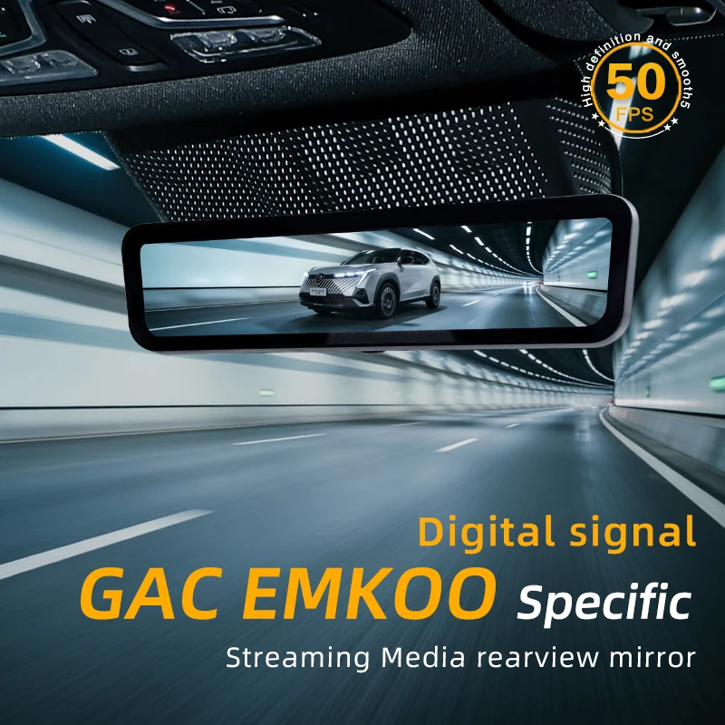 SINJET For GAC Emkoo streaming media rearview mirror driving recorder high definition Dual camera night vision