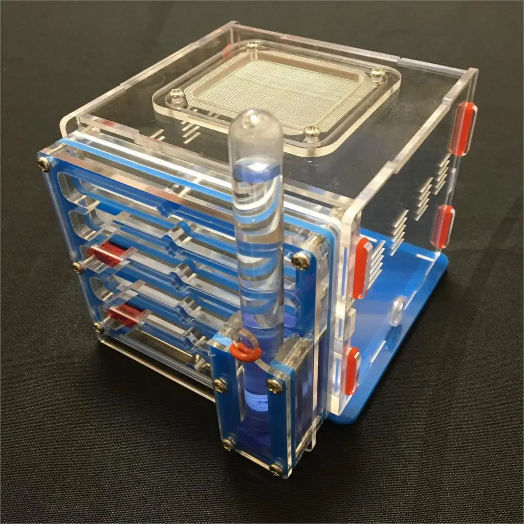 

DIY antgranery moisture with feeding area ant nest ,ant farm acryl, insect ant nests villa pet advanced mania for house ants