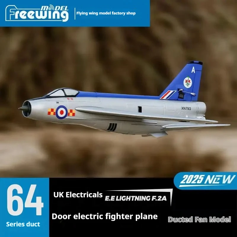 Freewing RC 64 Mm E.E Lightning F.2A Electric Remote Controlled Ducted Fan Fixed Wing Fighter Aircraft Toy