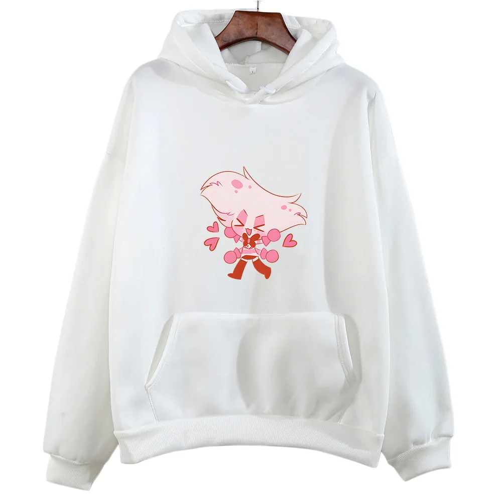 Angel Dust Hoodie Anime Print Harajuku Kawaii Sweatshirt with Hooded Fleece Cute Clothing Women Moletom Cartoon Soft Pullovers