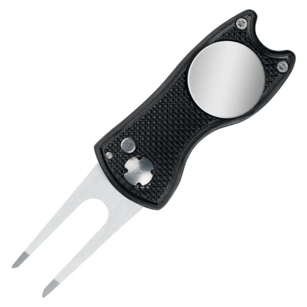 

Магнитный инструмент для ремонта гольф-полей с кнопкой, прочная ручка, складная лопатка для гольфа, инструмент для ремонта гольф-поля