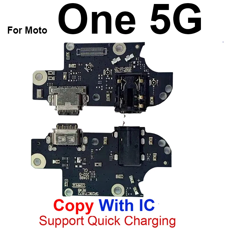 USB Charger Dock Board For Motorola Moto G 5G G 5G Plus One 5G USB Charging Port Board Fast Charger Repair Parts