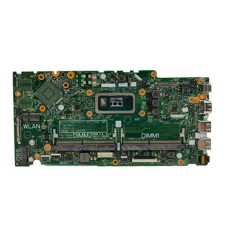 Dell Inspiron 5488 5480 5580 메인보드 17859-1 0CF3X3 i3 i5 i7 8/10th Gen 940MX 2G 노트북 마더보드 전체 테스트됨 5482 5588
