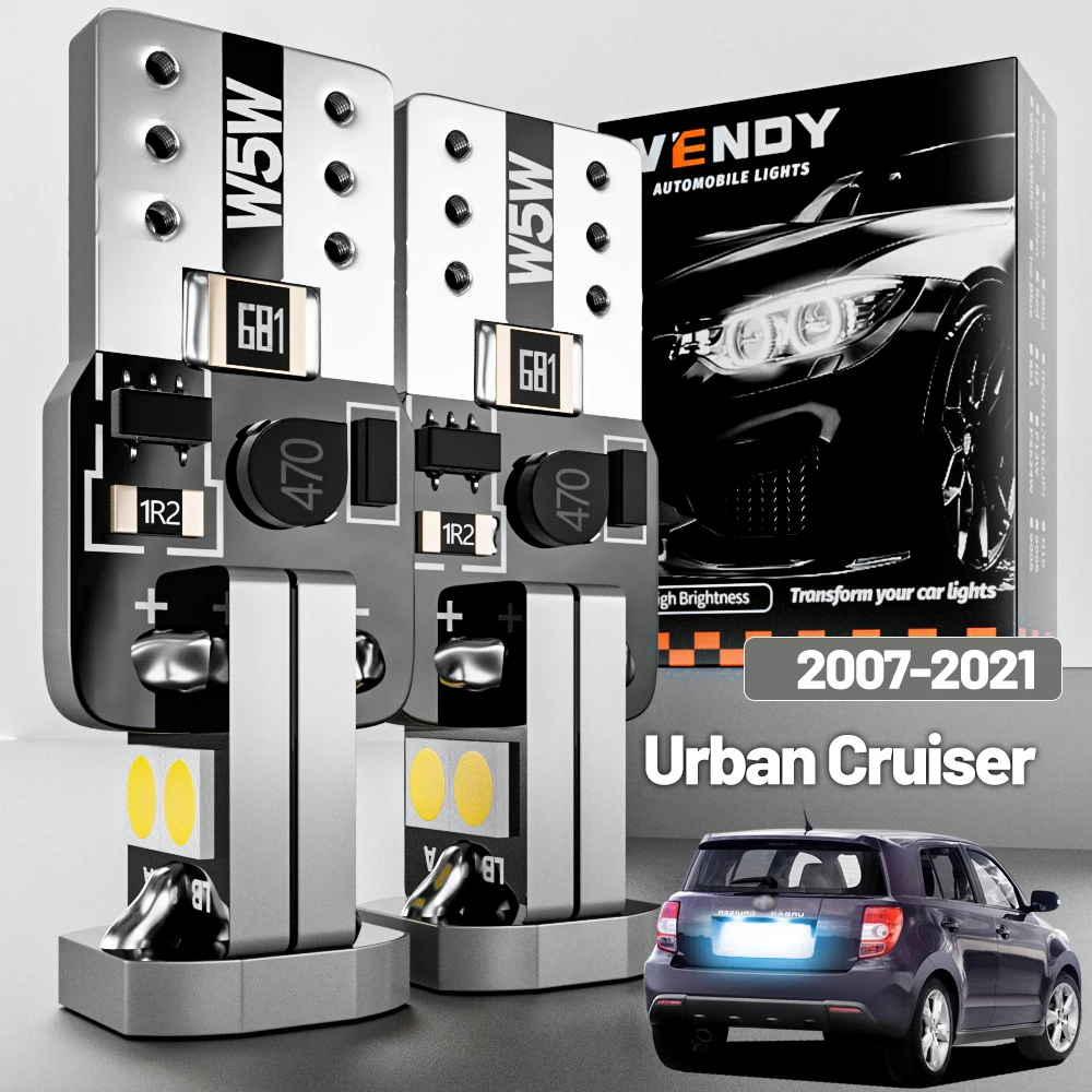 

2 шт. светодиодный светильник номерного знака для Toyota Urban Cruiser 2007-2021 2008 2009 2010 2011 2012 2013 2014 2015 аксессуары Canbus