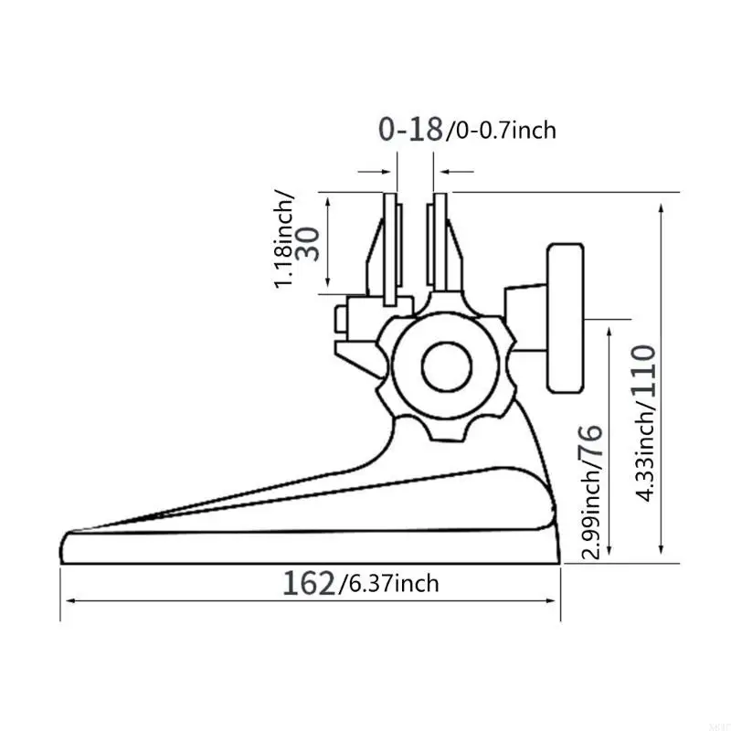 

N84C Micrometer Stand Stand Adjustable Base Professional Cutting Tool Stand