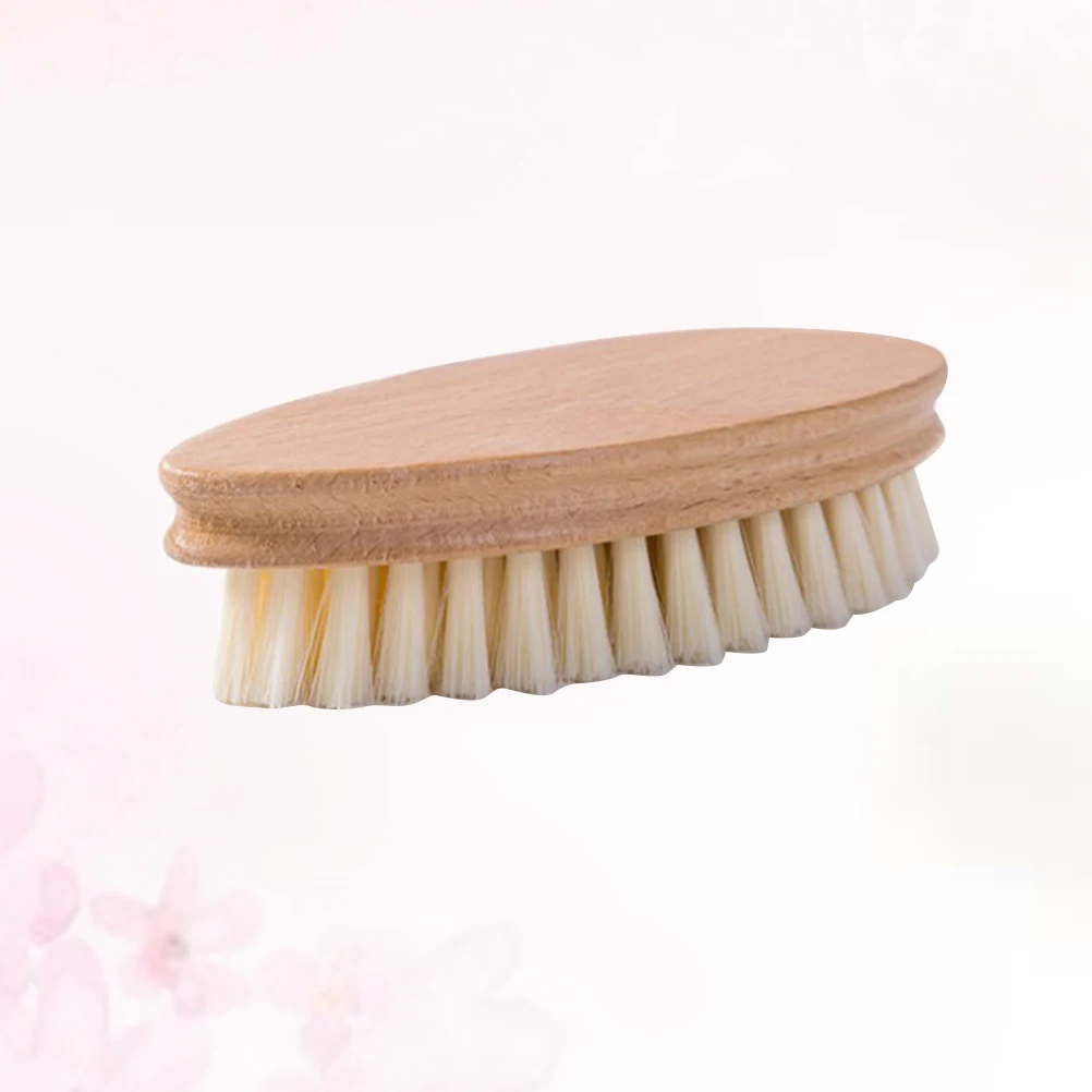 

1pc Soft Fiber Shoe For Clothes Cleaning Beech Laundry Natural Texture Multi-Function Clothing Brush Tools Soft Fiber Brush For