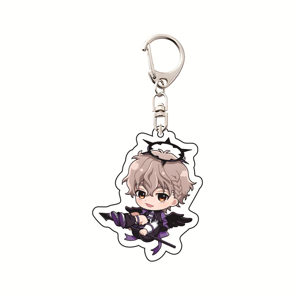 Anime Windbreaker 6cm Acrylic Keyrings Backpack Decorations Accessories Decor Gifts Exquisite Products COS Fans Gifts