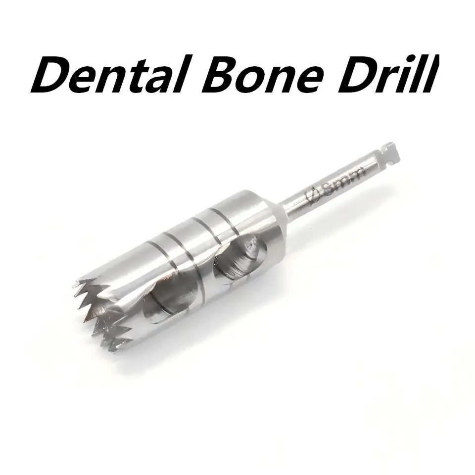 Dental Bone Drill Surgical Extra Long Extended Standard Shaft Implant Osteotomy Drills Medical Stainless Steel Tool