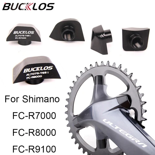 BUCKLOS pernos de plato de bicicleta de carretera para Shimano 105 ULTEGRA R7000 R8000 R9100 tornillo de rueda de cadena de bicicleta pernos de bielas individuales