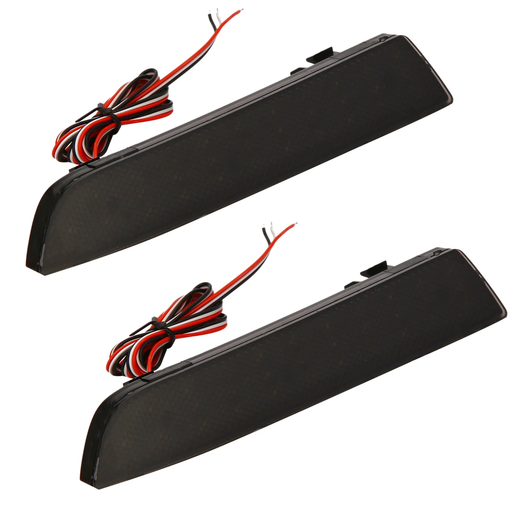 

A82U-2Pcs LED Black Lens LED Rear Bumper Reflector Light For Mercedes Benz W447 Vito Viano V-Class 2014-2019