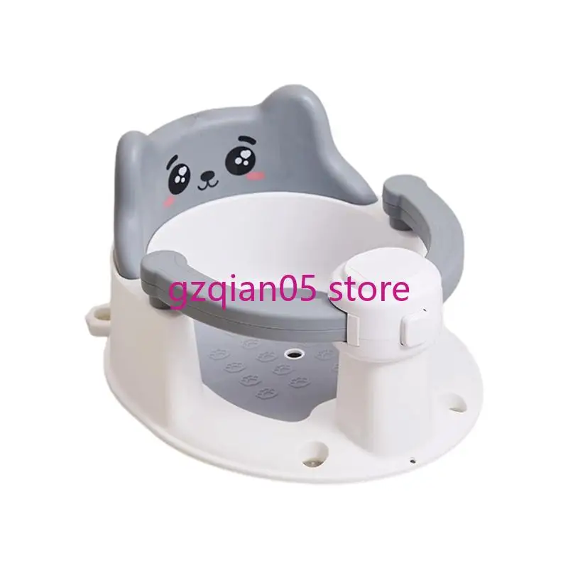 

N7ME Infant Bathtub for Sit-Up Bathing Baby Bath with Bottom Suction Cups Provides Backrest Support Easy to Remove
