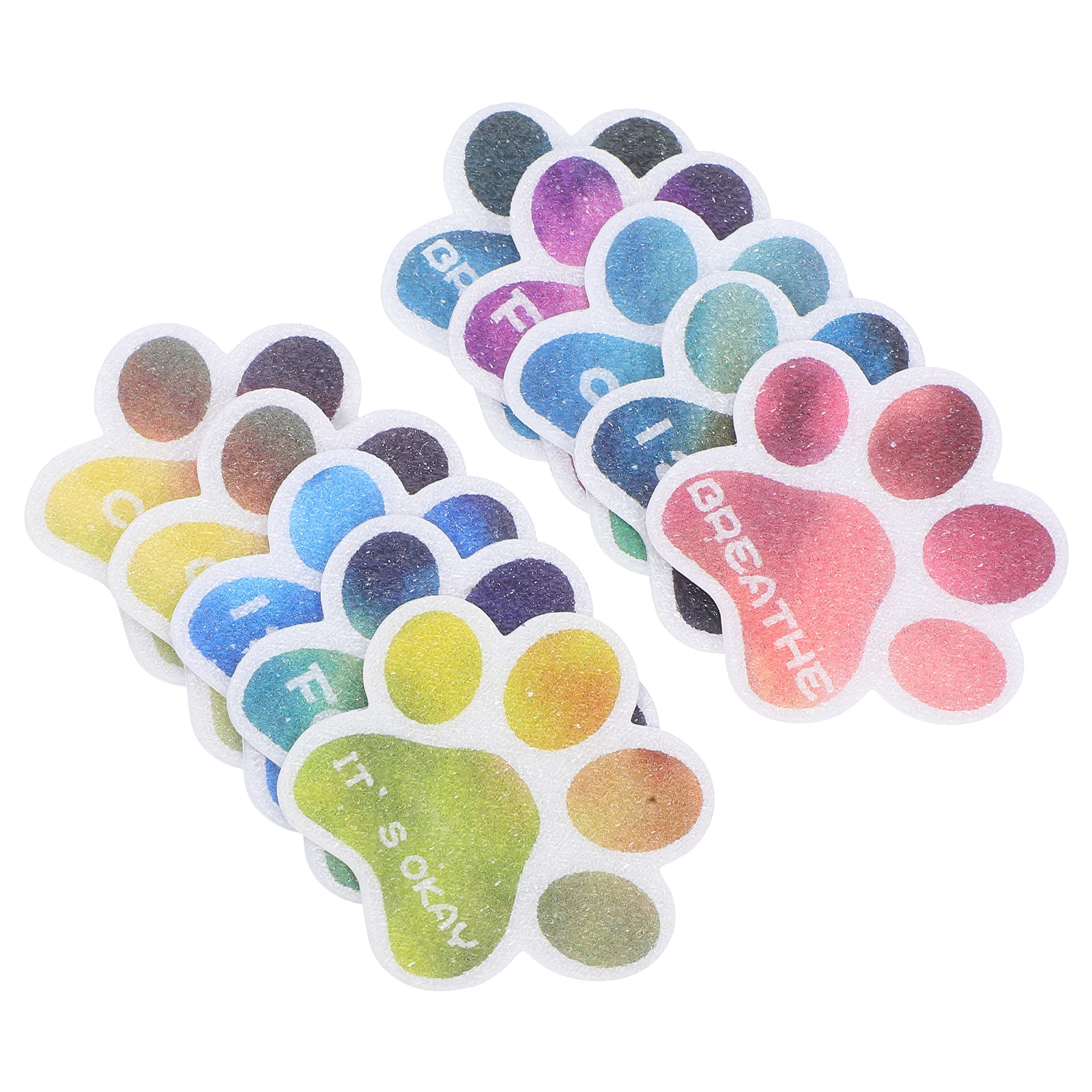 

10 Sheets Sensory Stickers Textured PVC Anxiety Relief Calming Soothing Fidgets for Adults Kids Office Home School Use