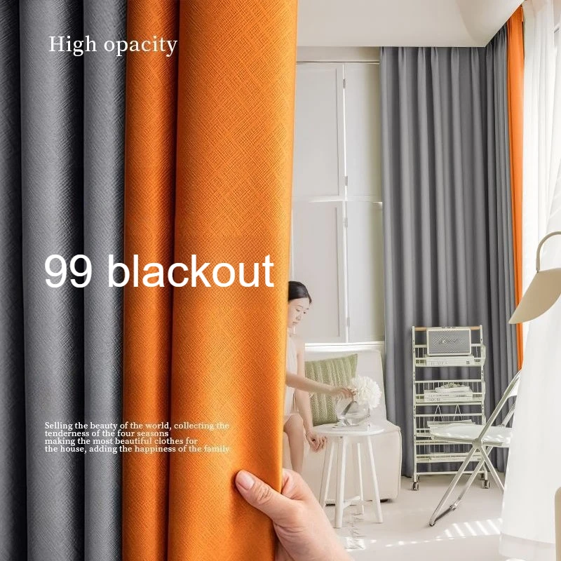 Prague Style Custom Curtains Modern Thermal Insulated Noise Reducing 100% Blackout Luxury Drapes for Bedroom Living Room Window