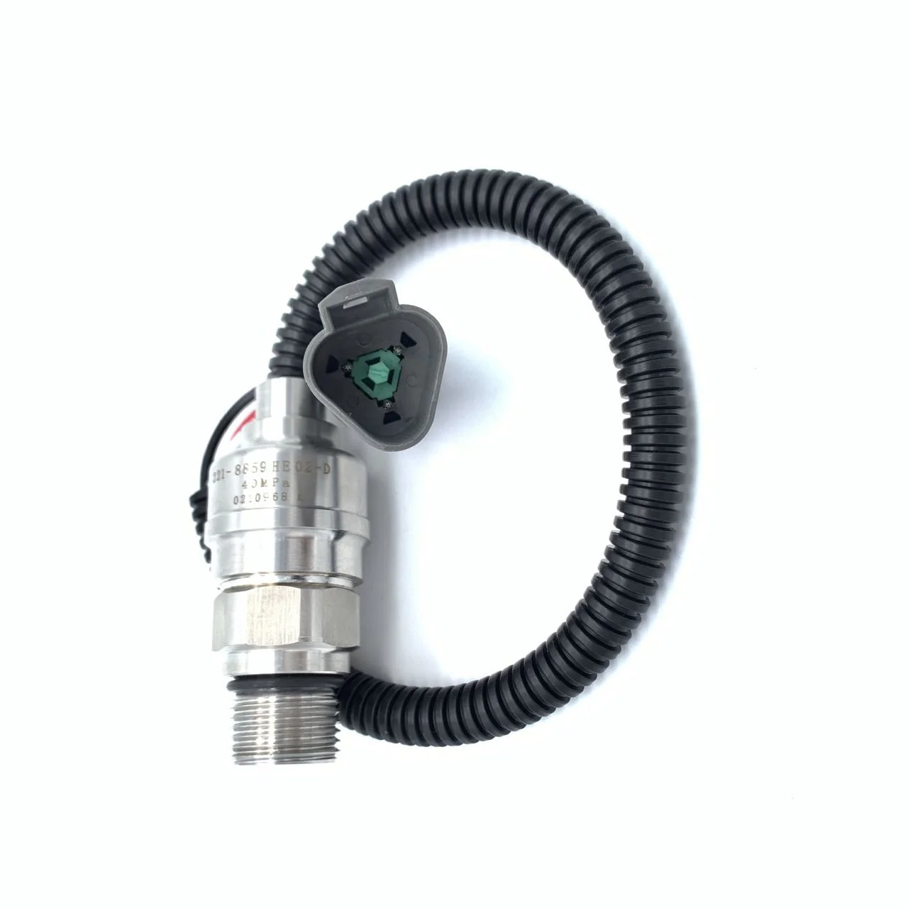 2218859 221-8859HE02-D 40MPa Sensor de alta presión para piezas de excavadora de maquinaria de construcción CAT Caterpillar E320D 320D