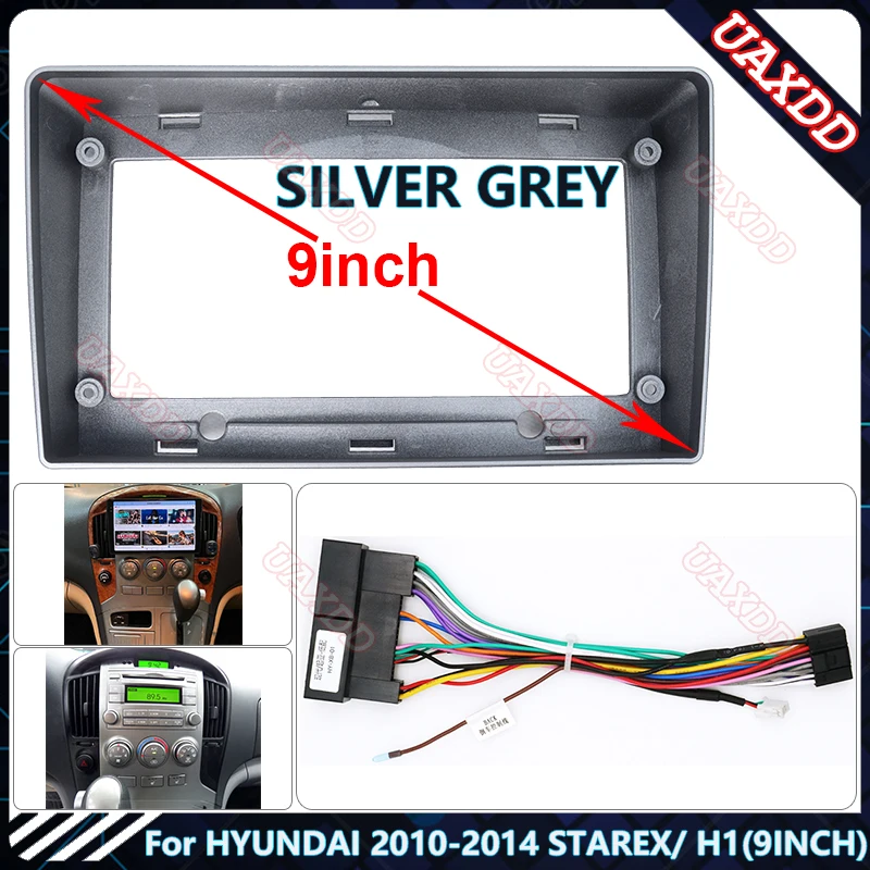 For HYUNDAI 2010-2014 STAREX H1 9INCHar Radio Android Stereo audio screen multimedia video player navigation cable Harness frame