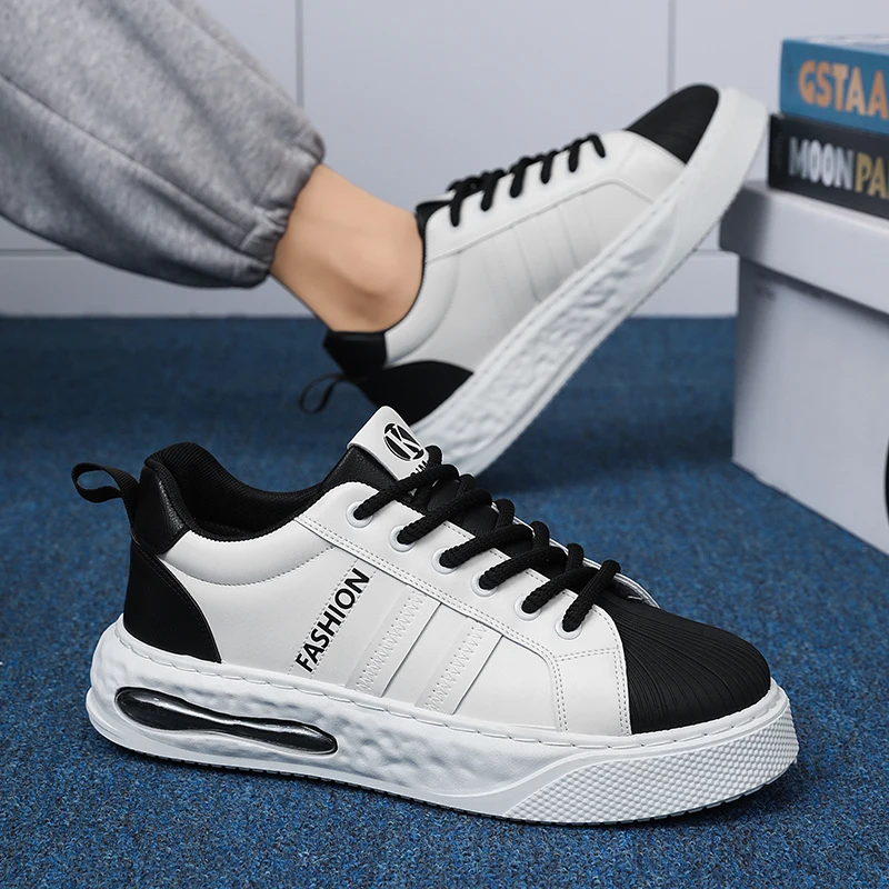 

Men's Casual Running Shoes Lightweight Sporty Single Shoes Versatile Board Shoes for Teens and Adults Breathable Round Toe